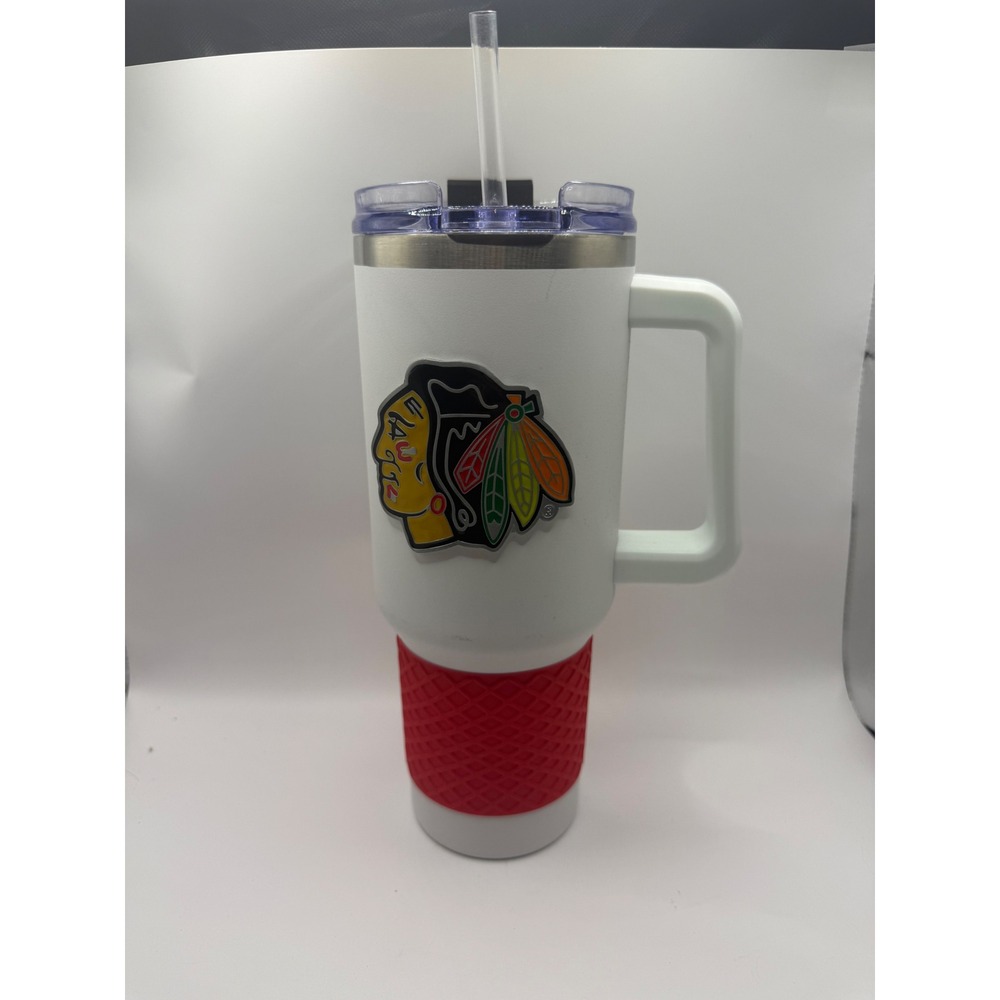 Great American Products NHL Chicago Blackhawks Tumbler 40oz White NEW NHL